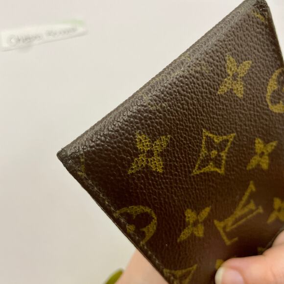 Louis Vuitton ID Card Holder Wallet Bifold Vintage Monogram Canvas 1985 - Picture 4 of 12